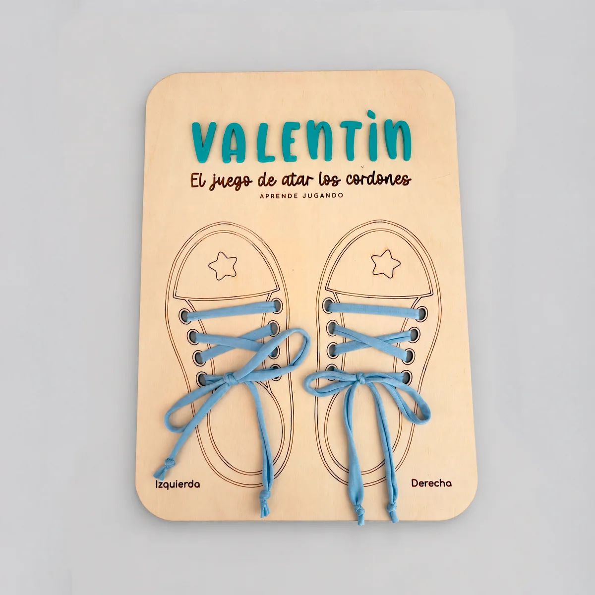 Juego de atar los cordones