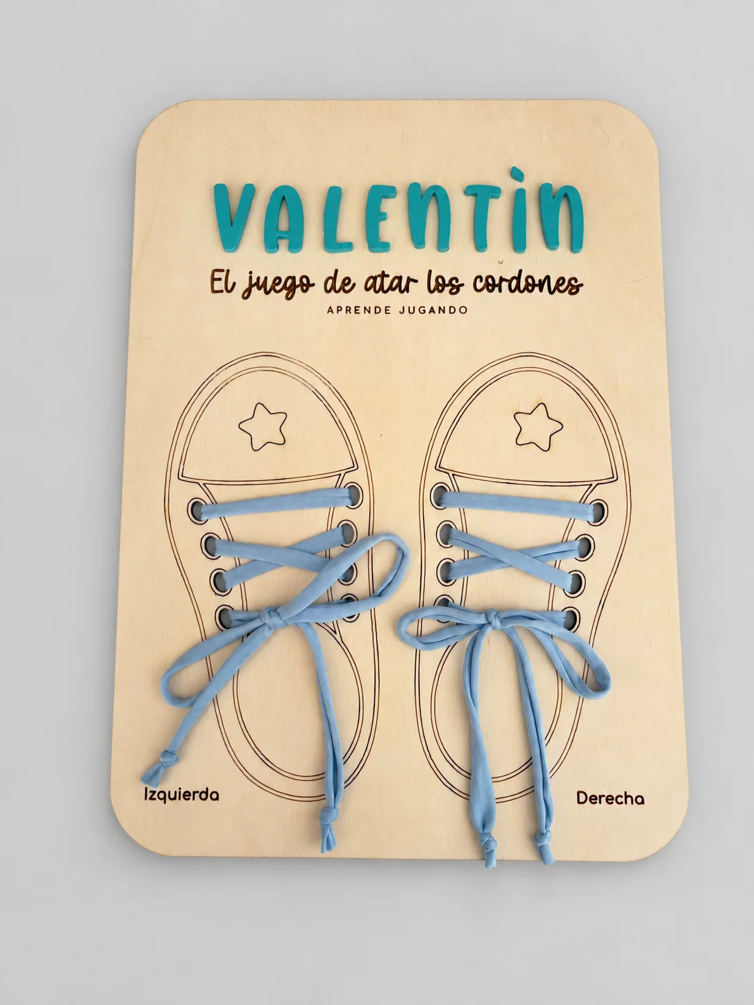 Juego de atar los cordones