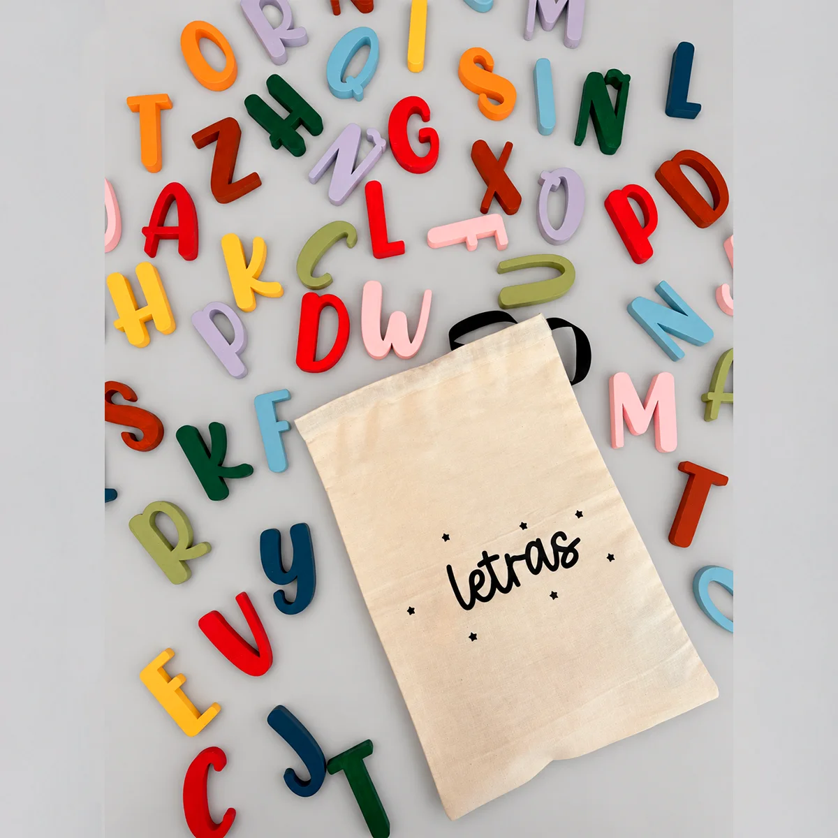 Pack de letras de madera para multi juego