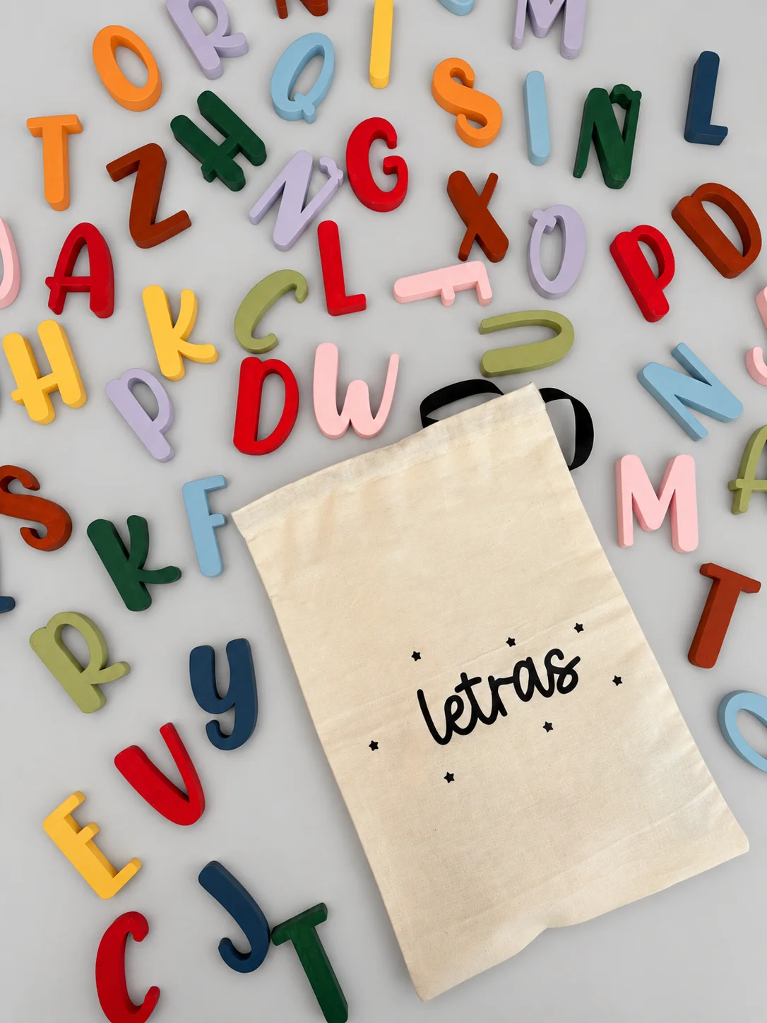 Pack de letras de madera para multi juego