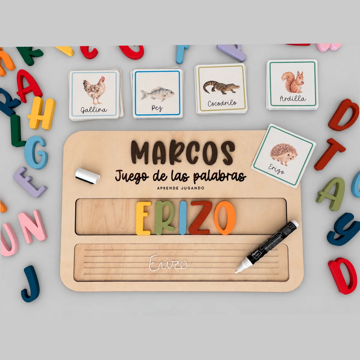 Juego de creación de palabras
