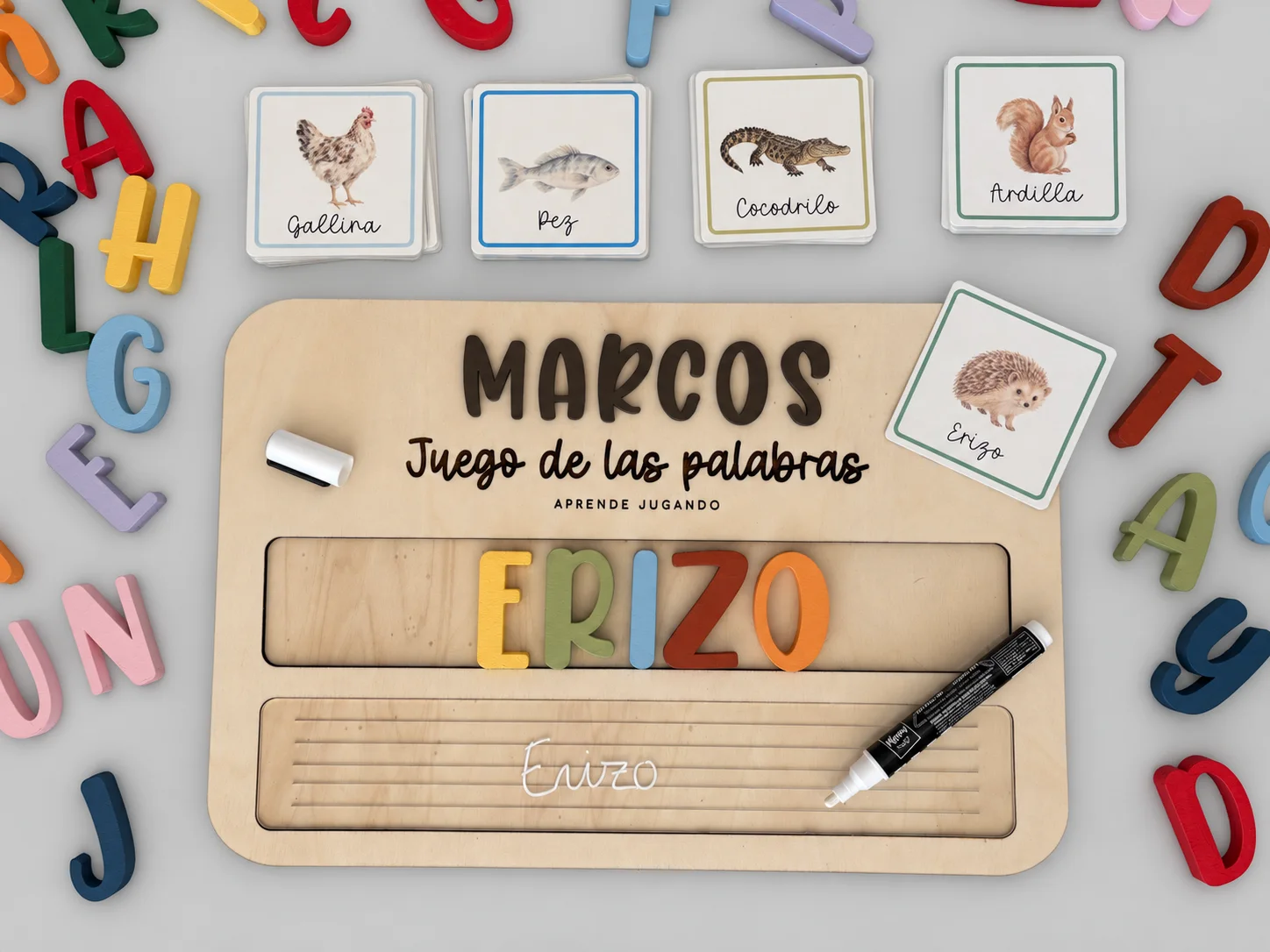 Juego de creación de palabras